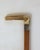 1876 English Malacca, Sterling, & Antler Walking Stick For Sale - Image 4 of 6