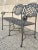 Early 21st Century Tuscan Mediterranean Style Cast Aluminum Garden Bench For Sale In Philadelphia - Image 6 of 9