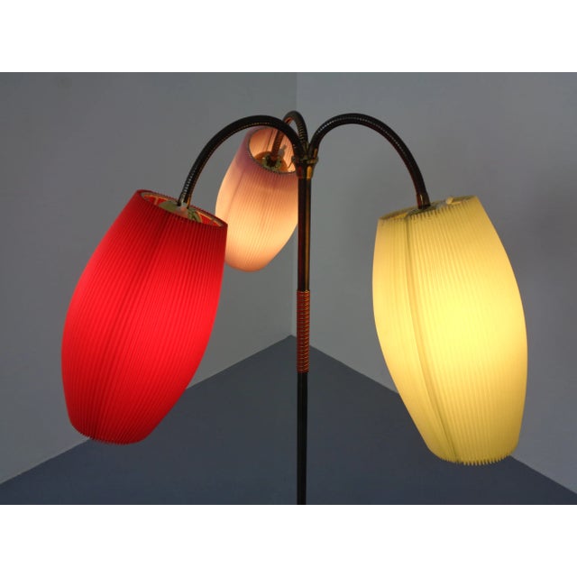 Mid-Century Adjustable Floor Lamp with Three Lanterns, 1950s For Sale - Image 11 of 18