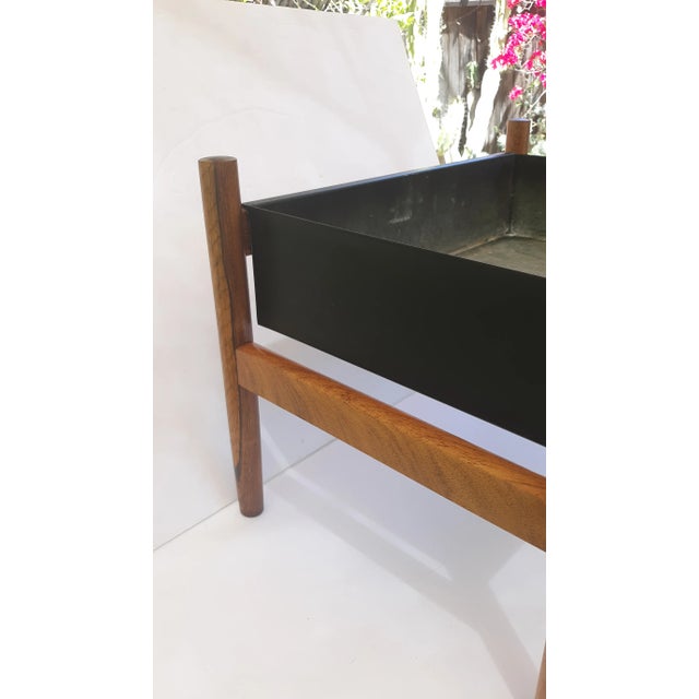 Vintage Floating Teak Planter Attributed to Hugo Frandsen for Spøttrup Stolefabrik For Sale - Image 9 of 10