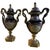 Metal 20th Century Sevres Style Porcelain & Ormolu Vases, Set of 2 For Sale - Image 7 of 7