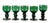 Emerald Antique Green Glasses - Collection of 61 For Sale - Image 8 of 10