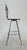 Carolina Woodard heavy duty iron bar height stools with scrolled design and swiveling seats. 18"W x 18" Deep X 45"H with a...
