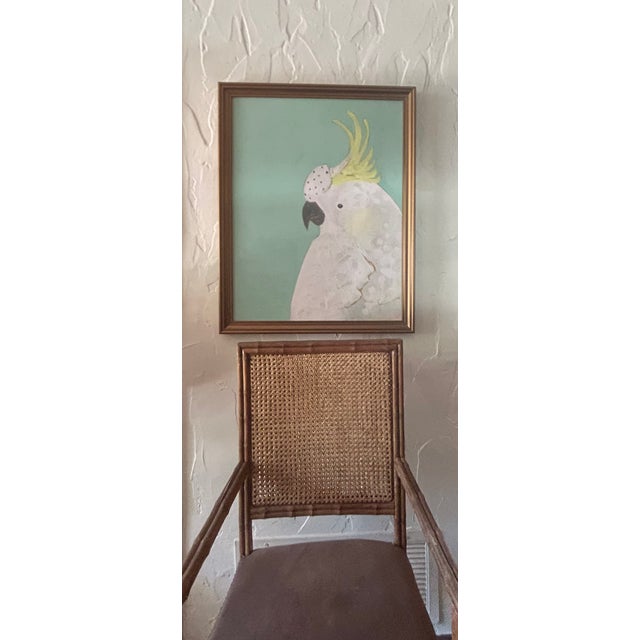 DETAILS White Parrot Artist: JW Oil on Canvasboard Signed by artist Framed DIMENSIONS 24" W 1" D 30" H PS, I LOVE FALL!...