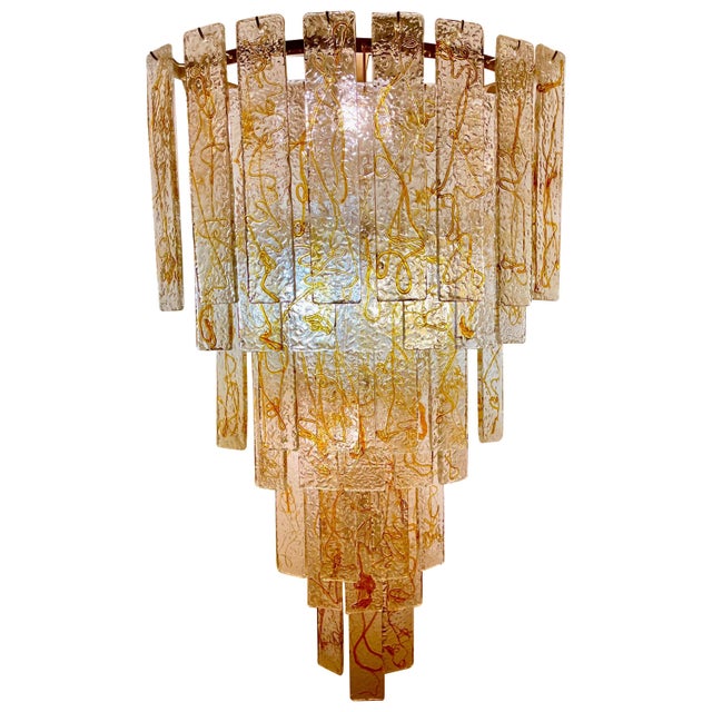 Murano Glass Corner Wall Lighting from Mazzega, Italy, 1970s For Sale - Image 11 of 11