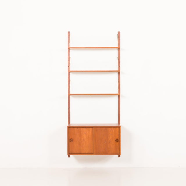 Mid-Century Modern Danish Teak Wall Unit in the style of Cadovius, 1960s For Sale - Image 15 of 15