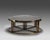 1970s Low Circular Table in Brass and Glass by Jean Charles, France, 1970s For Sale - Image 5 of 11