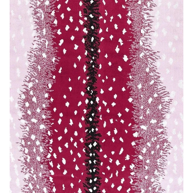 The House of Scalamandré Antelope Fabric, Raspberry For Sale