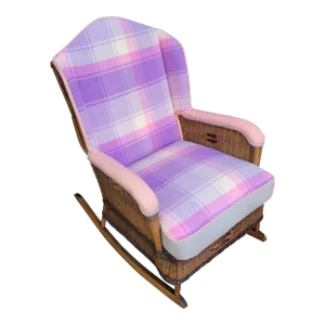 1920s Vintage Wicker and Rattan Rocker Attributed to Heywood Brothers and Wakefield