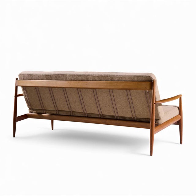 Wood Grete Jalk for France and Son Mid Century Danish Teak Sofa For Sale - Image 7 of 9