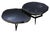 Contemporary Black Epoxy Covered Petrified Wood Coffee Tables by Xyleia Petrified Wood, Set of 2 For Sale - Image 3 of 12