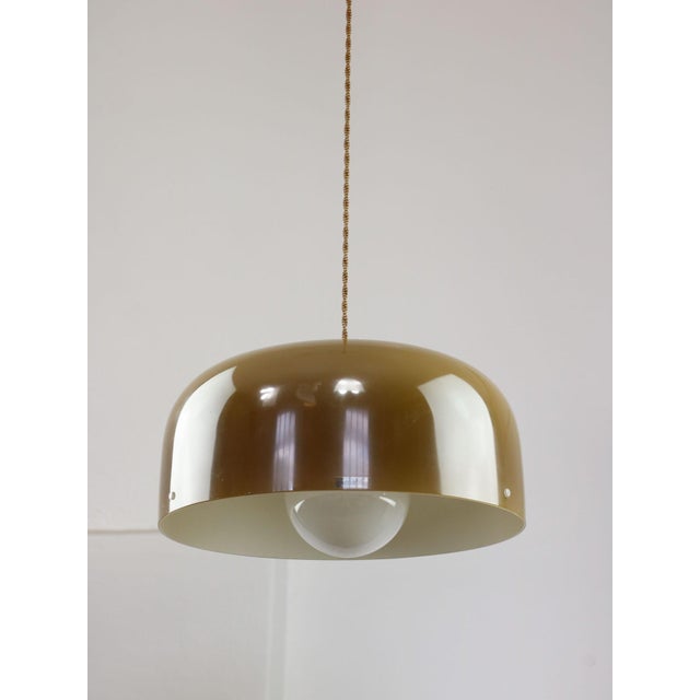 Space Age Brown Pendant Lamp from Guzzini, 1960s For Sale - Image 14 of 18