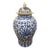 Chinese Blue and White Baluster Jar and Cover For Sale