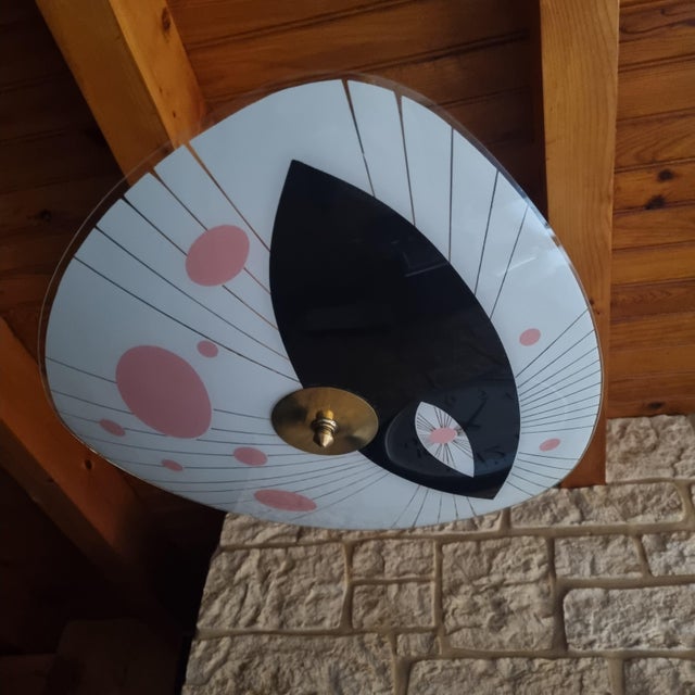 Opaline Pendant Light, 1960s For Sale - Image 14 of 14