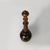 Italian Round Doorstop in Turned Wood, 1930s For Sale - Image 3 of 11