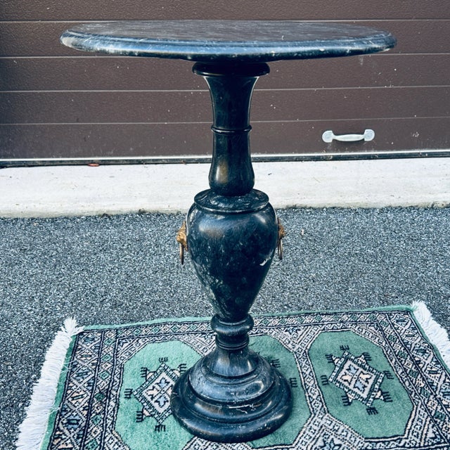 Mid-Century Italian Marble Drinks Table or Plant Stand For Sale - Image 10 of 12