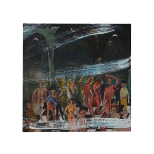Mid 20th Century La Fiesta Oil Painting