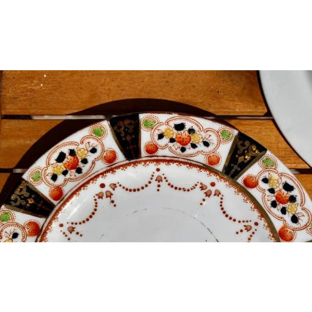 Antique Mayer & Sherratt (Trade Name Melba China) set of six cake/salad plates in the Imari pattern. Mayer & Sherratt...