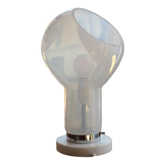 White Table Lamp, 1960s For Sale