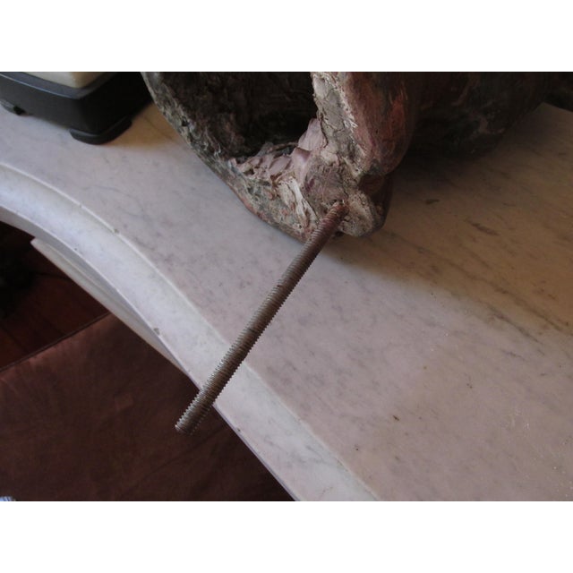 1970s Life Sized Plaster Bust of a Gentleman by Noted Artist Anita Weschler For Sale - Image 9 of 13