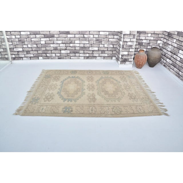 1960s Handmade wool and cotton rug in Turkish Anatolian Carpet, Vintage Area Rug, Turkish Vintage Anatolian Rug, Handmade...