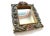 Here is a molded resin mirror with faux carved wood flower accents and embellishments. 15 1/2 by 12 inches - perfect sweet...