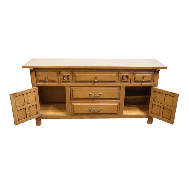 Unique Furniture Solid Southwestern Mediterranean 70" Buffet 5512 - American Fiesta Finish For Sale In Kansas City - Image 6 of 14