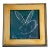 Abstract Moon Bunnies by Elia Sketch Painting in Gold Frame For Sale