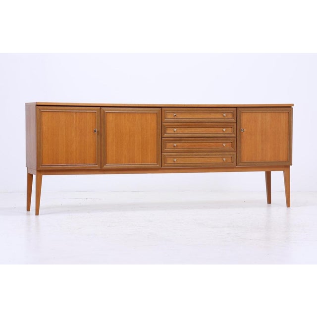 Mid-Century Walnut Sideboard with Drawers and Storage Compartments, 1960s For Sale - Image 16 of 16