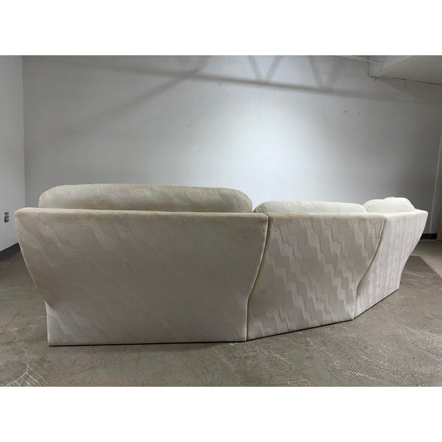 1970s Carsons 5pc Kagan Style Modular Sectional Sofa For Sale - Image 10 of 11