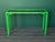 Late 20th Century Faux Bamboo High Gloss Green Lacquered Console For Sale - Image 4 of 16
