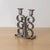 1930s Pair of French Pewter Scroll Candlesticks For Sale In Los Angeles - Image 6 of 12