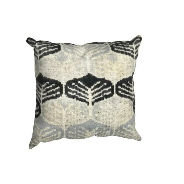Modern Double Sided Multi Color Turkish Stle Ikat Pillow For Sale - Image 3 of 3
