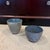 This pair of mid-century modern art pottery bowls showcases a distinctive primitive modernist aesthetic. Hand-thrown with...