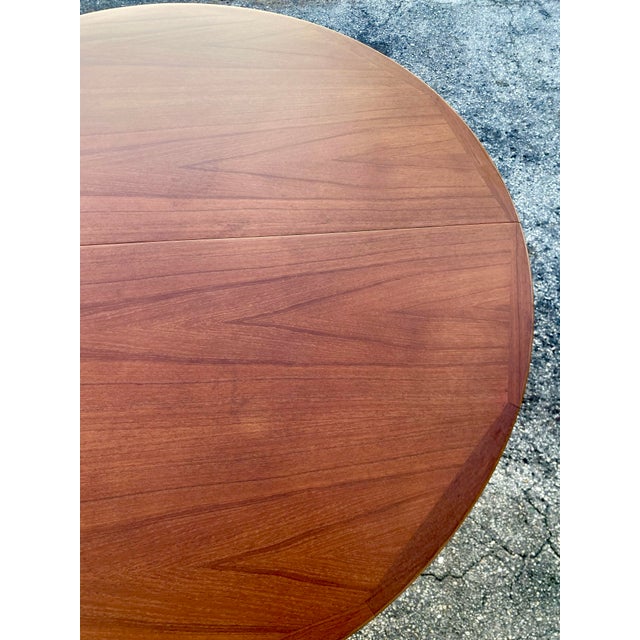 Mid-Century Modern 1960s Danish Teak Dining Table Designed by Ib Kofod-Larsen for Faarup . For Sale - Image 3 of 12