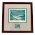 1990s Texas Saltwater Fish Print and Stamp, Framed For Sale