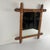 Brown Bamboo-Style Turned Wood Mirror, 1900-1930 For Sale - Image 8 of 14