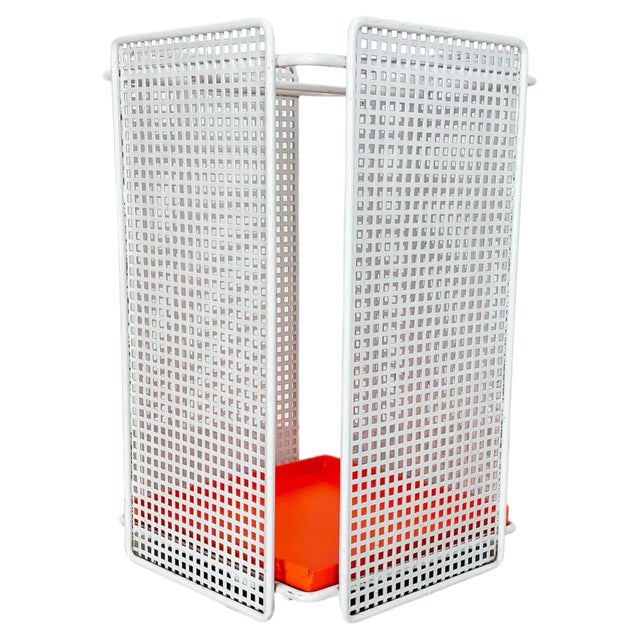 Postmodern Metal Umbrella Stand, France, 1970s For Sale