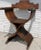 Late 19th Century Walnut Savonarola X Frame Curule Folding Chair With Inlaid Back Swiss For Sale - Image 5 of 5