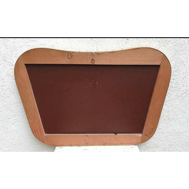 Mid-Century Asymmetric Mirror, 1960s For Sale - Image 10 of 11