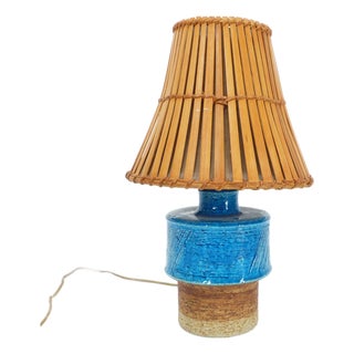 Swedish Ceramic Desk or Bedside Lamp by Inger Persson for Rörstrand, 1960 For Sale