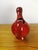 Ceramic Mid-Century Red Glazed Duck Pot For Sale - Image 7 of 11