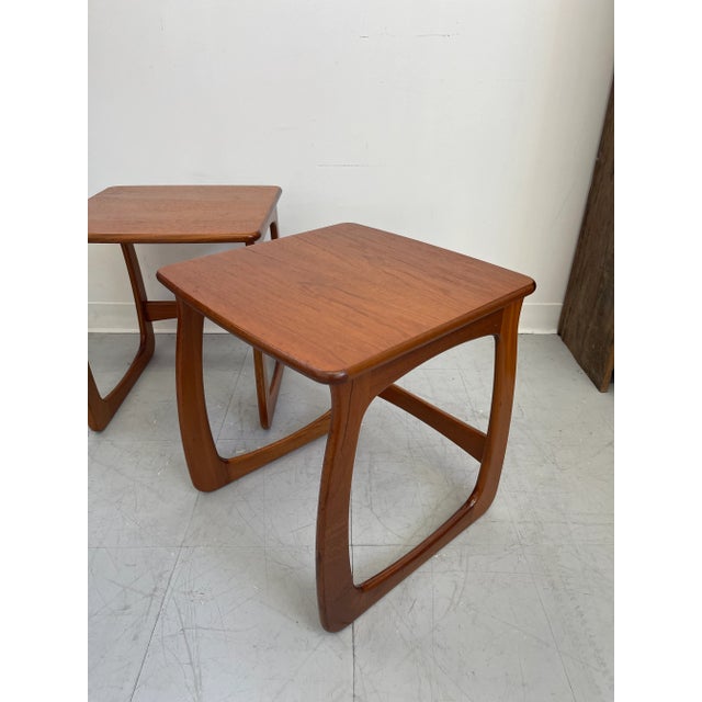 Vintage Danish Mid-Century Modern Nesting Tables - Set of 3 Uk Import For Sale - Image 14 of 14