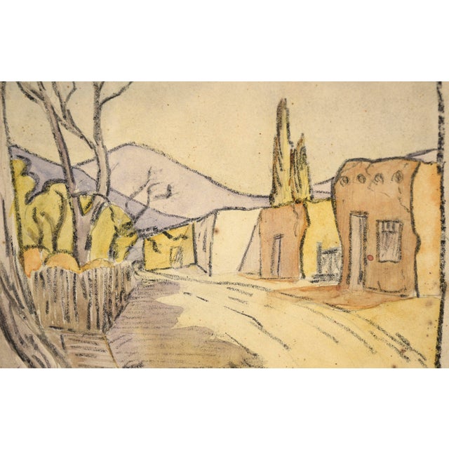 American Road at the Edge of Town, Landscape by Artemis Wilhelm For Sale - Image 3 of 7