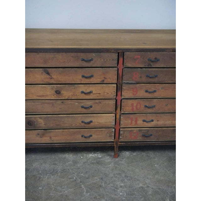 Industrial Chest of Drawers, 1960s For Sale - Image 6 of 12