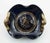 Vintage Art Deco Gilded Tray in Cobalt Blue Ceramic, Italy, 1930s For Sale - Image 3 of 6