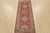 Farmhouse Kazak Runner 2’8” X 6’7” Red Wool Tribal Hand-Knotted Oriental Rug For Sale - Image 3 of 11