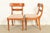 Baker Furniture English Regency Carved Maple Side Chairs or Dining Chairs, Pair For Sale - Image 11 of 15