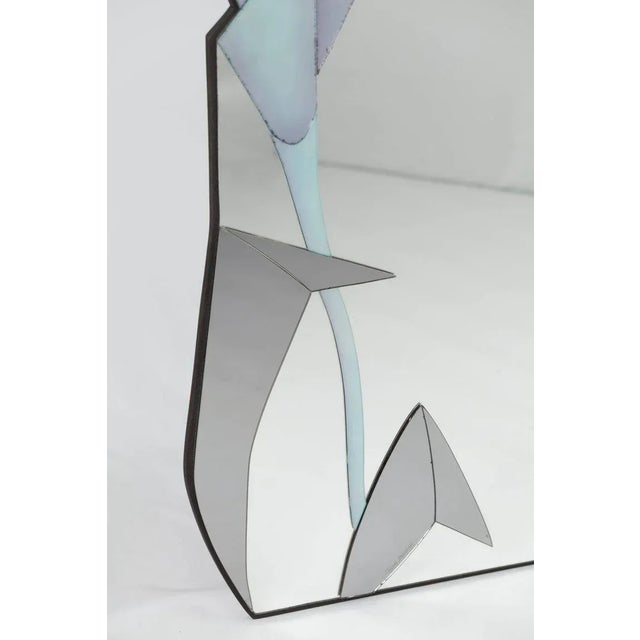 Postmodern Asymmetric Wall Mirror by David Marshall, 1990 For Sale - Image 3 of 7