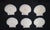 1910s 1900s Antique French Limoges René Frugier "Aluminite" Shell Dishes - Set of 6 For Sale - Image 5 of 7